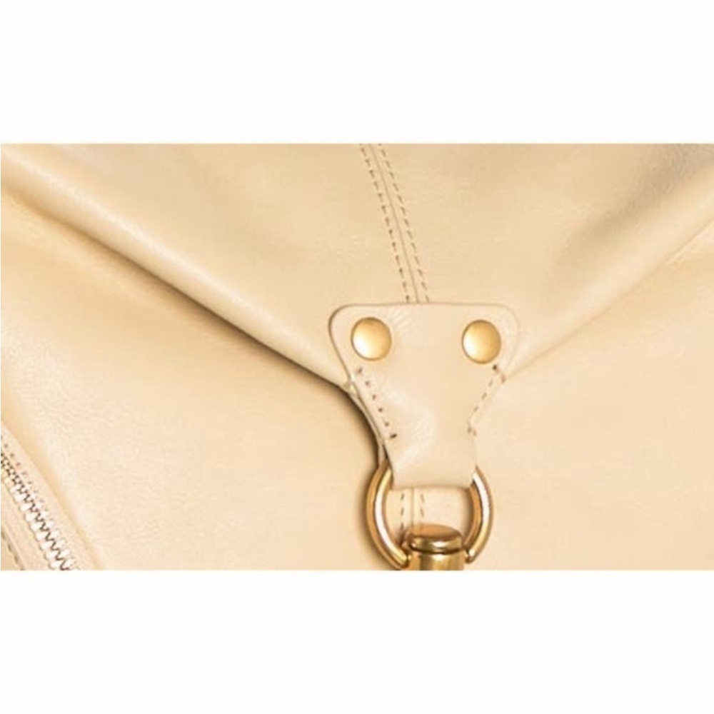 Rebecca Minkoff Julian Studded Leather Crossbody Bag NWT In Latte - Picture 5 of 8